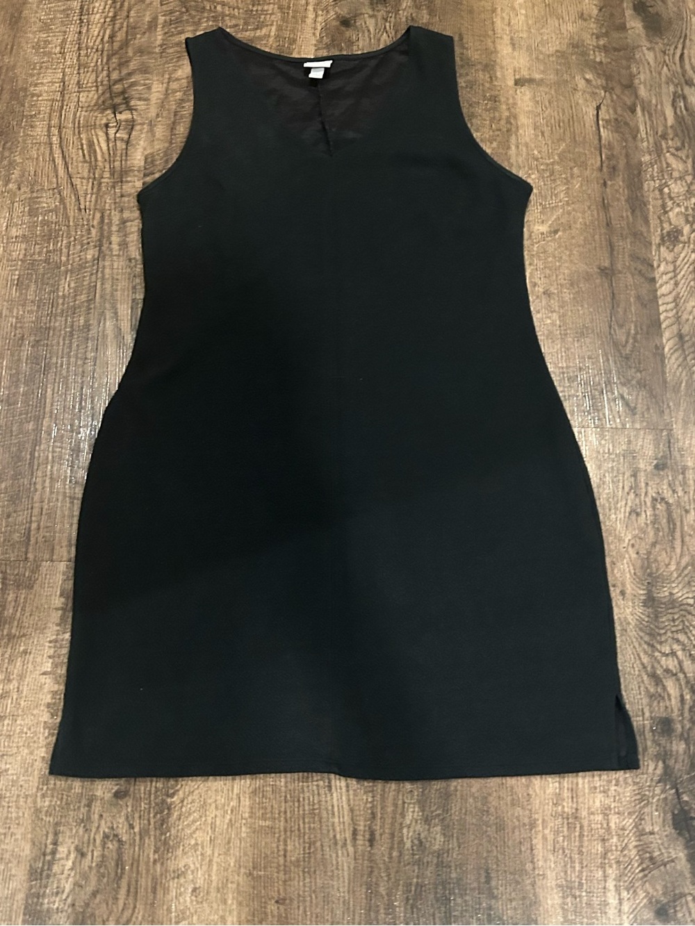 A New Day Classic Black Sleeveless Sheath Dress